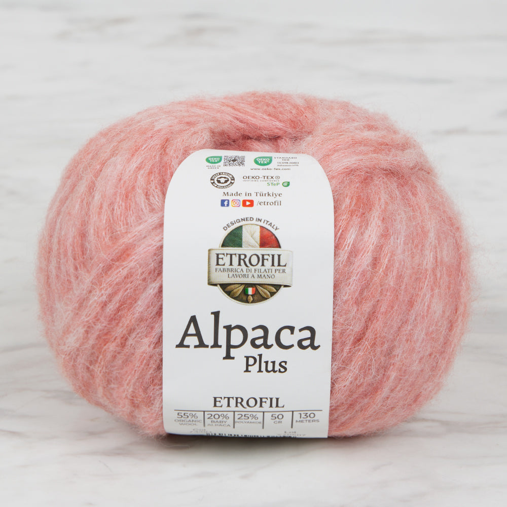 Etrofil Alpaca Plus Gül Kurusu El Örgü İpi - 73381
